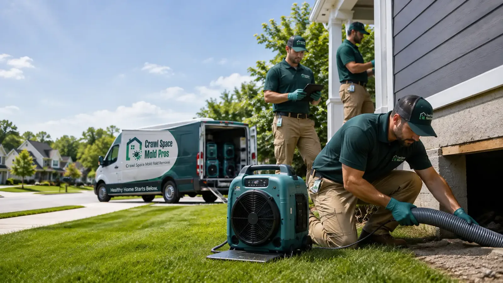 Crawl Space Mold Removal in New Berlin, PA